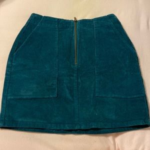 Wild Fable corduroy mini skirt. Blue. Size 0